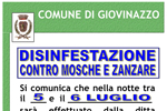 05/07: Disinfestazione contro mosche e zanzare